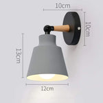 Voici Le Nouveau Titre: Lampe De Chevet Nordique Élégante Bois Design Déco Modèle 3 Applique