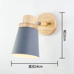 Voici Le Nouveau Titre: Lampe De Chevet Nordique Élégante Bois Design Déco Modèle 8 Applique