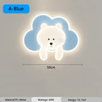 Voici Le Résultat: Applique Murale Ourson Design Enfants Cosy A Bleu / Gradation Rc Chambre