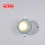 Voici Le Titre Transformé: Applique Led Nordique Design Élégant Lumineux D-Bleu / Blanc Chaud