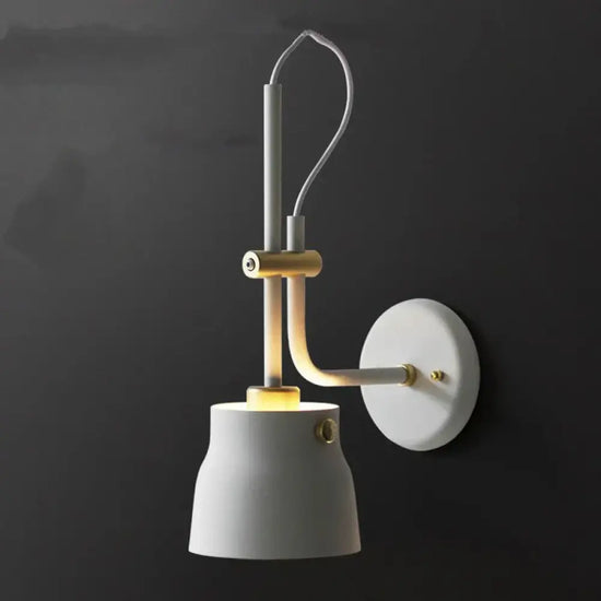 Voici Le Titre Transformé: Applique Led Vintage Industrielle Design Élégant Blanc Murale Chambre