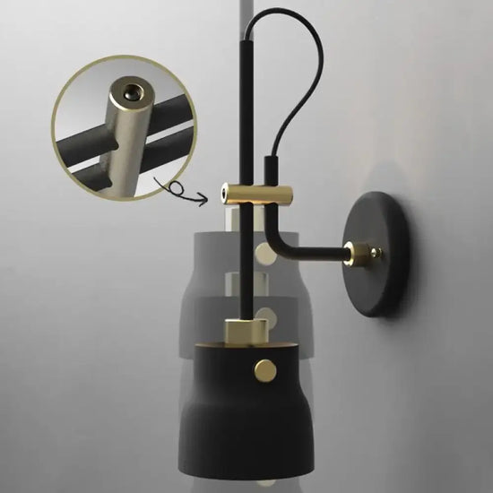 Voici Le Titre Transformé: Applique Led Vintage Industrielle Design Élégant Murale Chambre