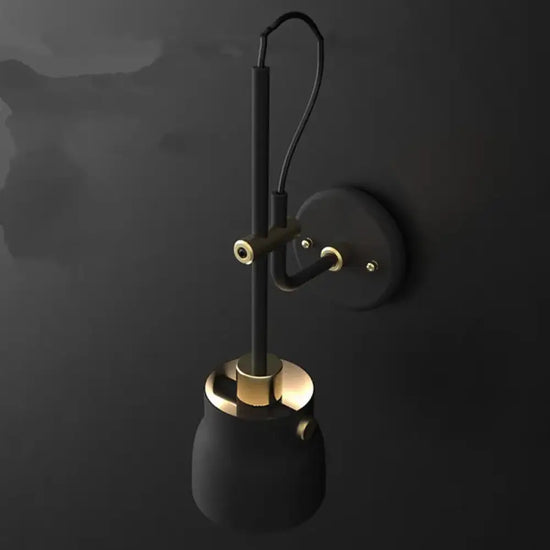 Voici Le Titre Transformé: Applique Led Vintage Industrielle Design Élégant Noir Murale Chambre