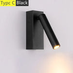 Voici Le Titre Transformé: Applique Murale À Led Design Multi-Fonctionnelle Pivotante C Noir /