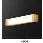 Voici Le Titre Transformé: Applique Murale À Led Dorée Élégante Design 42Cm / 0-5W Warm Yellow