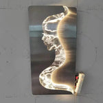 Voici Le Titre Transformé: Applique Murale Abstraite Élégance Lumineuse Moderne Type Carré /