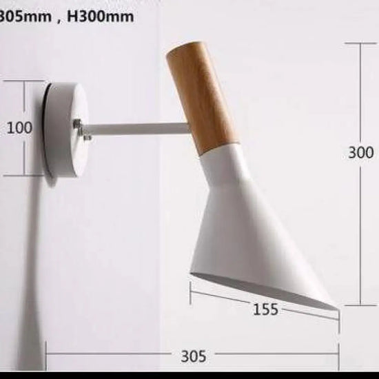 Voici Le Titre Transformé: Applique Murale Design Élégante Minimaliste Moderne Blanc Chambre
