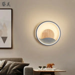 Voici Le Titre Transformé: Applique Murale Design Led Ronde Lumineuse Élégante Chambre