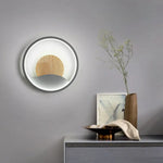 Voici Le Titre Transformé: Applique Murale Design Led Ronde Lumineuse Élégante Chambre