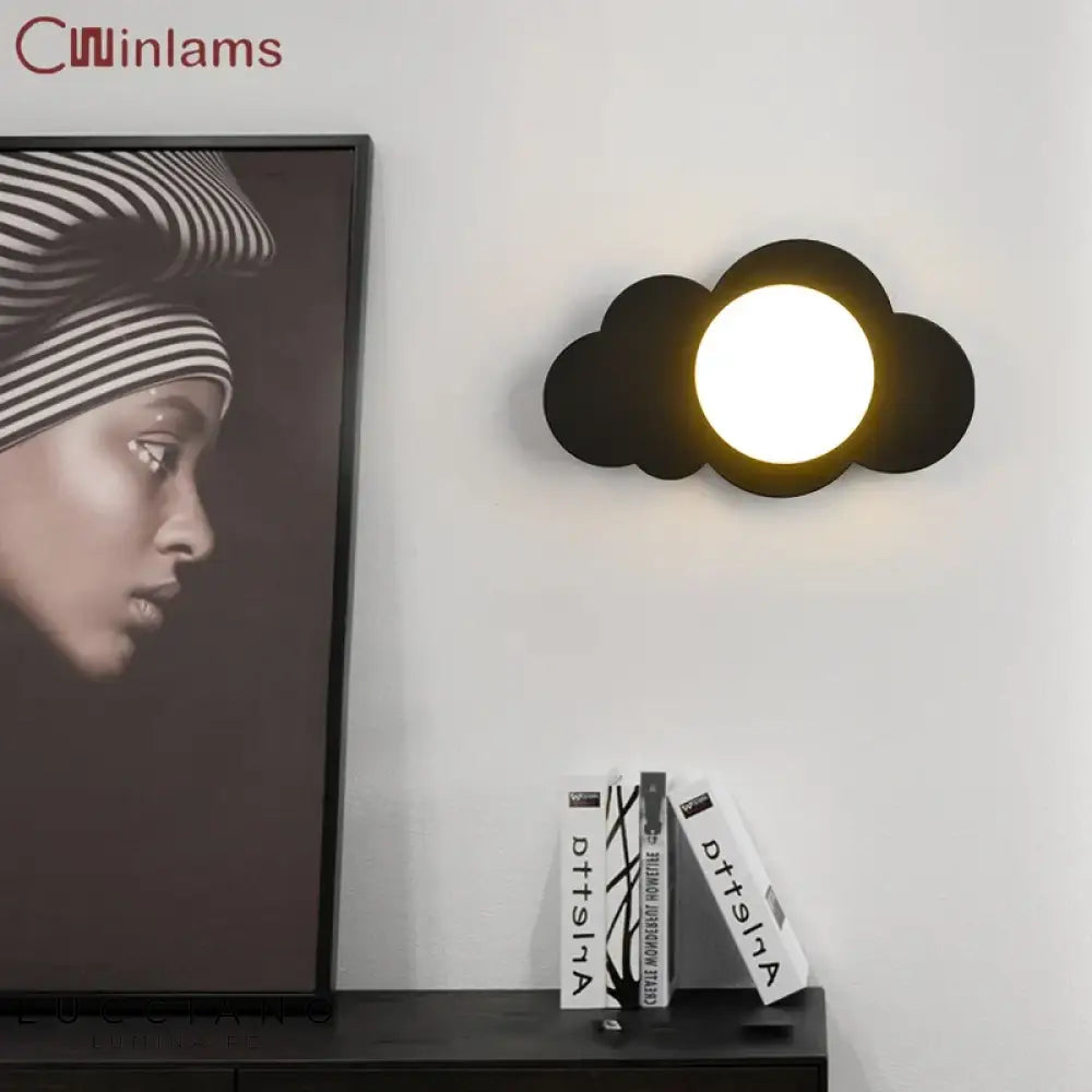 Voici Le Titre Transformé: Applique Murale Design Nuage Lumineux Contemporain. Chambre