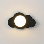 Voici Le Titre Transformé: Applique Murale Design Nuage Lumineux Contemporain. Noir-Gauche / Blanc