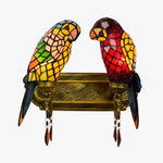 Voici Le Titre Transformé: Applique Murale Design Verre Tropical Oiseau Exotique Chambre