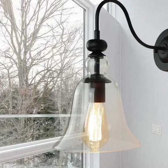 Voici Le Titre Transformé: Applique Murale En Verre Élégante Design Minimaliste Chambre