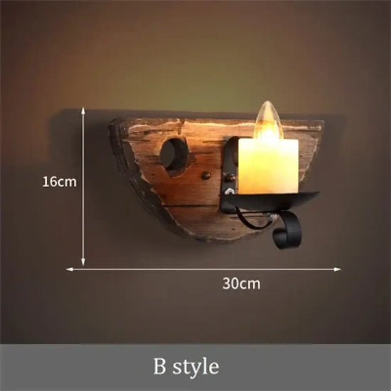 Voici Le Titre Transformé: Applique Murale Industrielle Vintage Rétro Design Lumineux B / Blanc