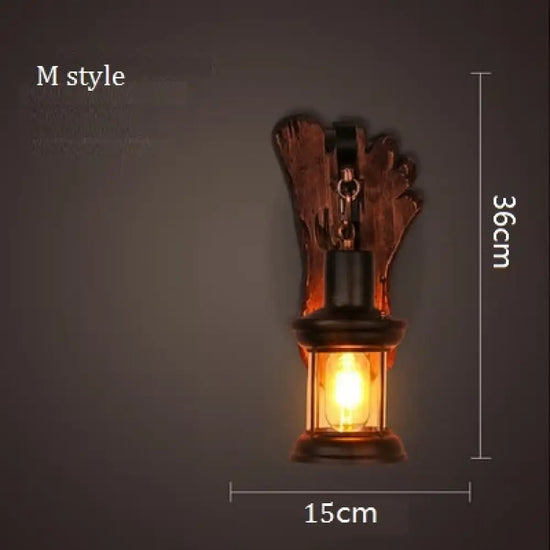 Voici Le Titre Transformé: Applique Murale Industrielle Vintage Rétro Design Lumineux M. / Blanc