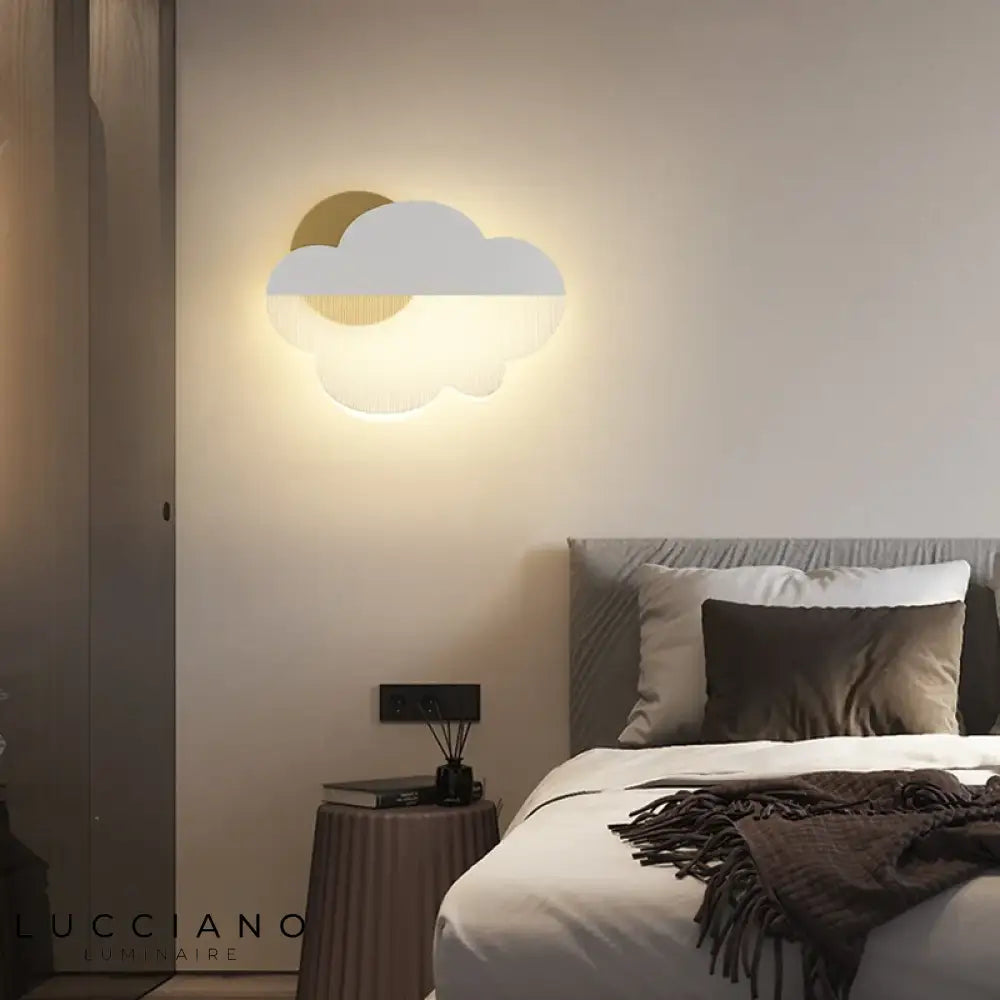 Voici Le Titre Transformé: Applique Murale Led Acrylique Nuage Lumineux Déco Chambre