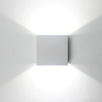 Voici Le Titre Transformé: Applique Murale Led Carrées Design Élégant Moderne Blanc Mat / 6W