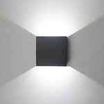 Voici Le Titre Transformé: Applique Murale Led Carrées Design Élégant Moderne Noir Mat / 6W