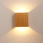 Voici Le Titre Transformé: Applique Murale Led Carrées Design Élégant Moderne Or Brossé / 6W