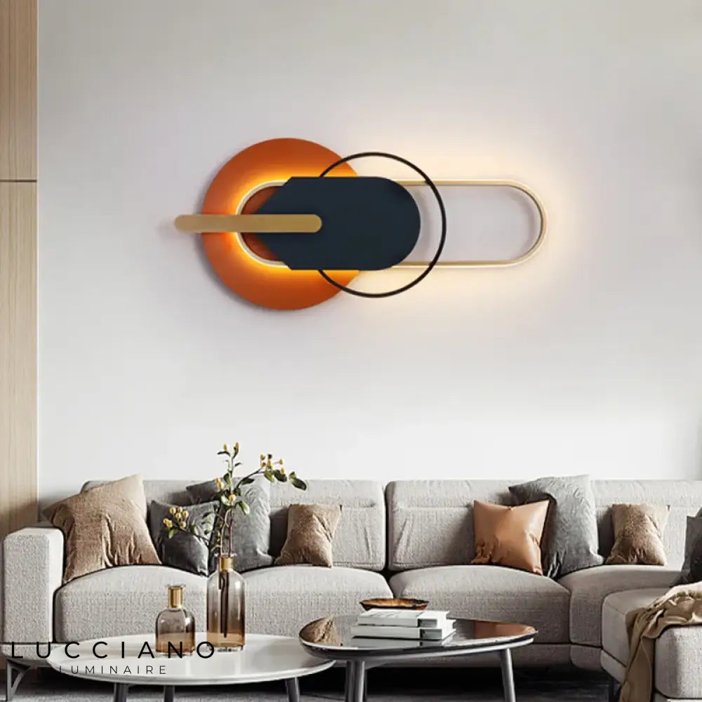 Voici Le Titre Transformé: Applique Murale Led Design Élégante Intérieur Contemporain Chambre