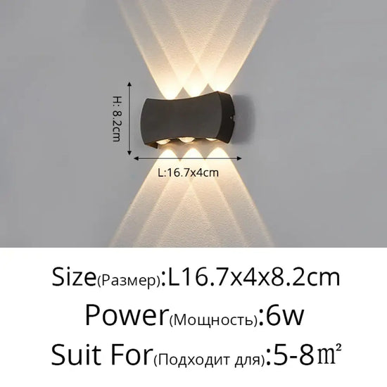 Voici Le Titre Transformé: Applique Murale Led Élégante Design Épurée Type D 4 Têtes 4W 1 Chambre