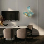 Voici Le Titre Transformé: Applique Murale Led Luxueuse Design Cuivrée Élégante Chambre