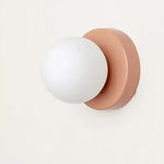 Voici Le Titre Transformé: Applique Murale Led Macaron Chic Moderne Design Rose / Abat-Jour En