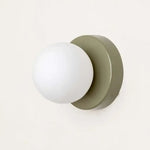 Voici Le Titre Transformé: Applique Murale Led Macaron Chic Moderne Design Vert / Abat-Jour En