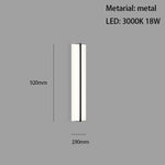 Voici Le Titre Transformé: Applique Murale Led Minimaliste Design Épuré 92 Cm / Blanc Chaud