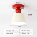 Voici Le Titre Transformé: Applique Murale Led Moderne Design Scandinave Rouge / Sans Ampoule