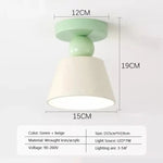 Voici Le Titre Transformé: Applique Murale Led Moderne Design Scandinave Vert / Sans Ampoule Chambre