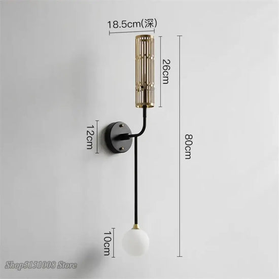 Voici Le Titre Transformé: Applique Murale Led Moderne Élégante Minimaliste Chambre