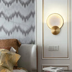Voici Le Titre Transformé: Applique Murale Led Ronde Élégante Minimaliste Chambre