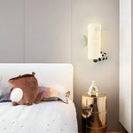 Voici Le Titre Transformé: Applique Murale Led Singe Panda Rigolo Chambre