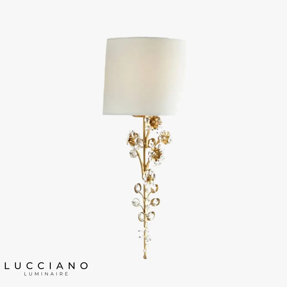 Voici Le Titre Transformé: Applique Murale Led Vintage Élégante Cristalline Chambre