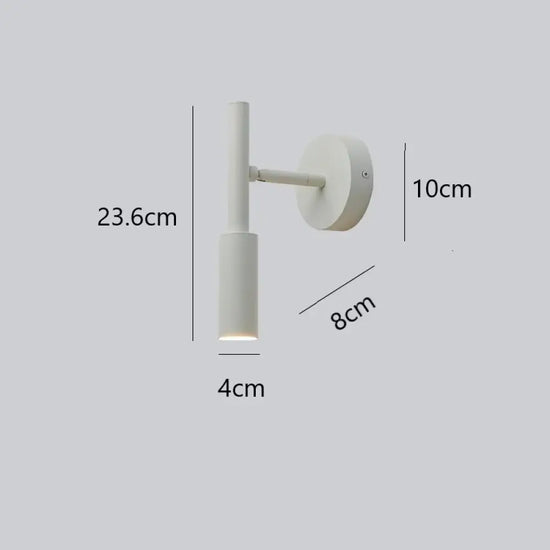 Voici Le Titre Transformé: Applique Murale Minimaliste Design Lumineux Élégant Blanc Chambre