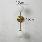 Voici Le Titre Transformé: Applique Murale Moderne Boule Lumineuse Design Cristal A Doré Chambre