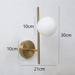 Voici Le Titre Transformé: Applique Murale Moderne Boule Lumineuse Design Cristal B 1 Chambre