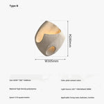 Voici Le Titre Transformé: Applique Murale Nordique Design Minimaliste Zen Chambre