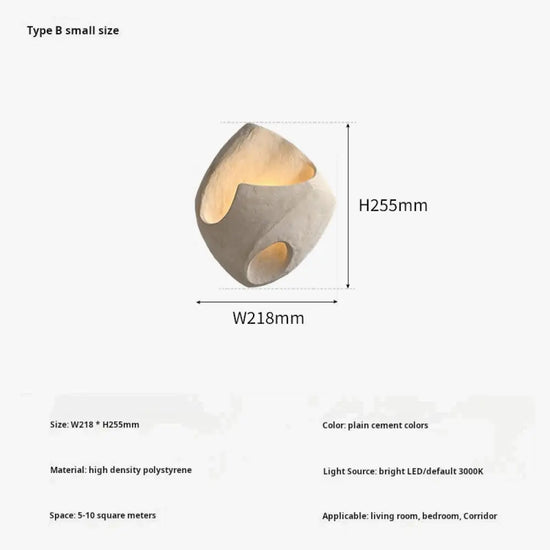 Voici Le Titre Transformé: Applique Murale Nordique Design Minimaliste Zen Chambre