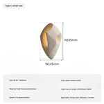 Voici Le Titre Transformé: Applique Murale Nordique Design Minimaliste Zen Cs / Blanc Froid 6000K