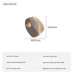 Voici Le Titre Transformé: Applique Murale Nordique Design Minimaliste Zen Ds / Blanc Froid 6000K