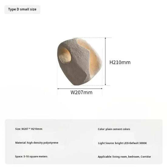 Voici Le Titre Transformé: Applique Murale Nordique Design Minimaliste Zen Ds / Blanc Froid 6000K