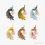 Voici Le Titre Transformé: Applique Murale Oiseaux Paons Élégants Artistiques Chambre