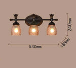 Voici Le Titre Transformé: Applique Murale Rétro Élégante Lumière Design Vintage 3 Lampes Chambre