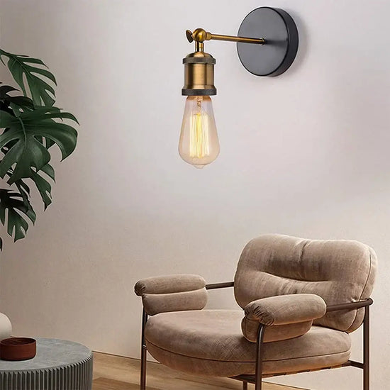 Voici Le Titre Transformé: Applique Murale Style Industriel Vintage Lumière Déco Chambre