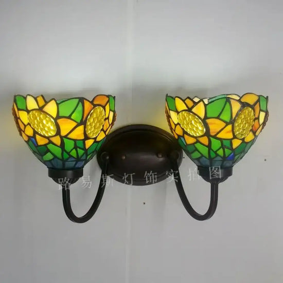 Voici Le Titre Transformé: Applique Murale Tiffany Vintage Déco Élégante C / Chine Chambre