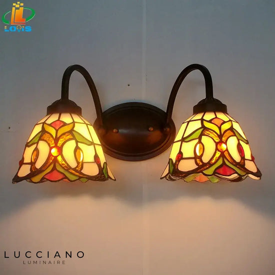 Voici Le Titre Transformé: Applique Murale Tiffany Vintage Déco Élégante Chambre