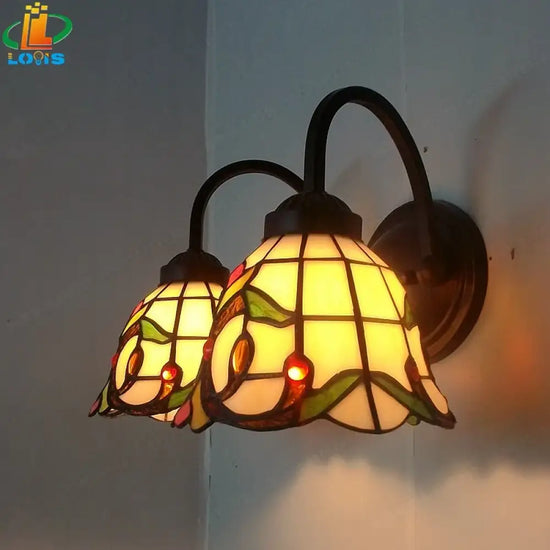 Voici Le Titre Transformé: Applique Murale Tiffany Vintage Déco Élégante Chambre