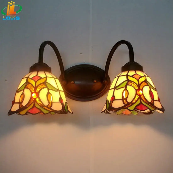 Voici Le Titre Transformé: Applique Murale Tiffany Vintage Déco Élégante Un / Chine Chambre